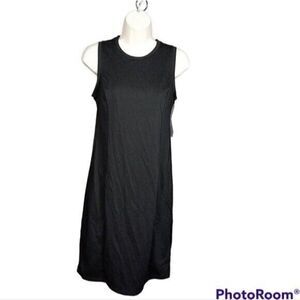 Old Navy Black XS Sleeveless Pull On Ponte Dress NWT Knee Length Casual Dress